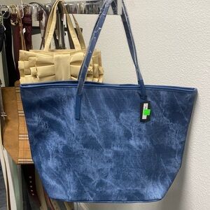 Large Blue Shoulder Bag